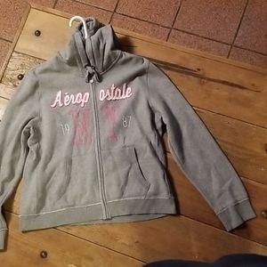 AEROPOSTALE sweat jacket XXL gray